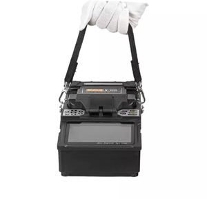 Soudeuse par fusion de fibres optiques X-600 à alignement de cœur à 4 moteurs, épissage rapide en 7s, batterie 5200 mAh, machine à souder les fibres optiques - Product Image 5