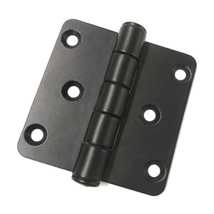 Charnières de porte et fenêtre industrielles professionnelles en alliage de zinc réglables, accessoires noirs démontables avec vis, garantie 4 ans - Product Image 3