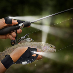 Taikoo Hai Ngón Tay USB Có Thể Sạc Lại LED Đèn Pin Găng Tay Đêm Đèn Pin <span class=keywords><strong>Torch</strong></span> Cho Ngoài Trời Sửa Chữa Câu Cá Cắm Trại Ánh Sáng - Product Image 6