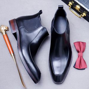Zapatos de Hombre Formales de Cuero Genuino con Cordones, Estilo Clásico Retro Brillante, Antideslizantes, Última Moda Otoño 2026 - Product Image 4