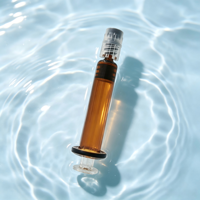 Seringue en verre ambré de 1 ml, 2 ml, 3 ml, 5 ml, avec embout Luer Lock, pour le remplissage de liquides visqueux et photosensibles