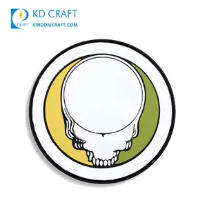 Security Badge Manufacturer Bulk Customized 3d Iron On Soft Pvc Badge Custom Rubber Logo Patch For Clothes