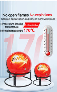 كرة طفاية حريق بلاستيكية برتقالية للسيارة AFO للسلامة والحماية من الحريق - Product Image 3