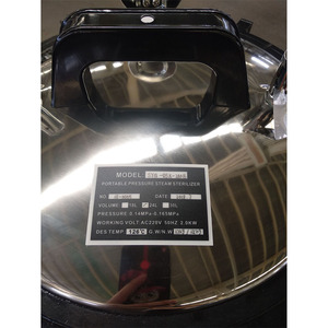 Équipement de stérilisation de laboratoire 18L 24L 30L, autoclave vertical portable de petite taille - Product Image 4
