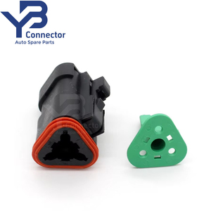 Conector YB DT06-3S-E005 <span class=keywords><strong>Deutsh</strong></span> de 3 Pines, Conector Hembra Impermeable para Sistema Eléctrico de Automóvil - Product Image 4