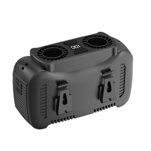 Nouveau ventilateur portable à clipser sur le cou 2025 avec lumière LED et batterie 20000 mAh, design boîte, idéal pour l'extérieur - Product Image 1
