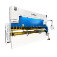 Presse plieuse hydraulique CNC pour tôles WC67K 80T2500 Série TP10S avec jauge arrière numérique