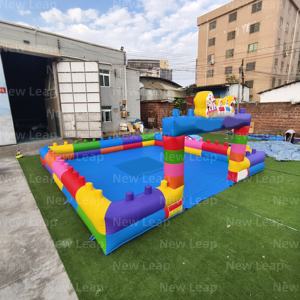 Yuedong 7m enfants aire <span class=keywords><strong>de</strong></span> <span class=keywords><strong>jeux</strong></span> gonflable autos tamponneuses mur <span class=keywords><strong>de</strong></span> clôture <span class=keywords><strong>de</strong></span> terrain pour aller Kart arc enfants jouer parc château - Product Image 6