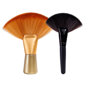 Ensemble de pinceaux de maquillage en poils synthétiques, or et noir, 68g, pour application sur le visage - Product Image 5