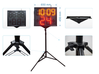 Reloj de Cuenta Regresiva para baloncesto, resistente al agua, 24s, cronómetro personalizado, marcador LED, electrónico, Digital, tablero led de Cuenta atrás 24s