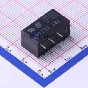 G5V-2-DC12 Signal Relay DIP,9.9x20.3mm Relay 12V 2 Changeover: 2C (DPDT-Changeover)::: 125V-AC/125V-DC Silver + Gold Plated - Product Image 2