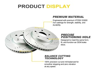 Disques de frein ventilés avant 294 mm 0986479S63 4615A002 6000609712 4615A147 MN102276 pour Mitsubishi Pajero / Montero Triton - Product Image 3