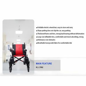 Precio barato 24V 12Ah batería plegable eléctrica automática Silla de Ruedas de viaje al aire libre silla de ruedas de acero para discapacitados - Product Image 3