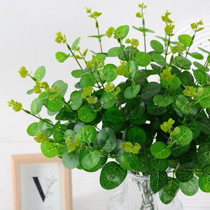 Flower Delight Artificial Eucalyptus Plant 46cm Plastic Silk Greenery <b>Wedding</b> Home Decor <b>Prop</b> - Product Image 3