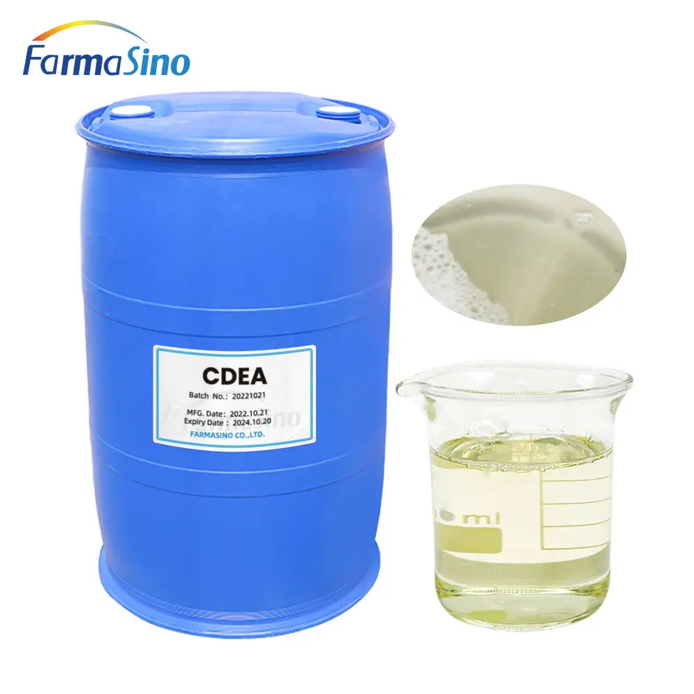 Farmasino Espuma Surfactante Diethanolamide Coco/Cocamide DEA Cosméticos Grau CAS 68603-42-9 CDEA