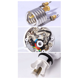 Vòi nước nóng lạnh bằng thép không gỉ Yuson 3334-50, vòi nước nóng tức thời, vòi chậu rửa mặt, vòi phòng tắm có bộ phận làm nóng điện - Product Image 6