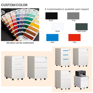 Archivador Metálico Moderno <span class=keywords><strong>de</strong></span> 3 Cajones, Ampliamente Utilizado en Talleres, Oficinas, Hospitales y Gimnasios - Product Image 4