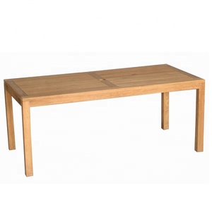 Ensemble de meubles de jardin en teck avec table et chaises empilables - Product Image 3