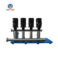 Pompe centrifuge verticale multi-étages auto-amorçante en acier inoxydable 22KW 30HP, moteur électrique OEM, prix compétitif, garantie 3 ans