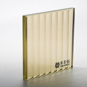 กระจกใสลายร่องแบบมอโร ขนาด 3 มม. 4 มม. 5 มม. 8 มม. 10 มม. 12 มม. - Product Image 5