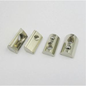 中国制造2020 3030 4040 4545系列铝挤压型材弹性螺母用半圆弹簧螺母紧固件 - Product Image 3