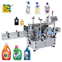 Bouteilles de jus d'eau liquide personnalisables Étiqueteuse automatique de seau de barils de nettoyeur de bidons alimentaires Solidpack à double face