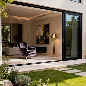 Ouna Canada C sa tiêu chuẩn nặng nhiệm vụ hiện đại năng lượng hiệu quả bên ngoài kính lớn trượt Patio cửa ra vào và cửa sổ cho nhà - Product Image 1