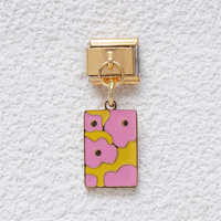 Accessoires populaires pendentif à breloque italien bricolage Bracelet en acier inoxydable bijoux de mode pour femmes