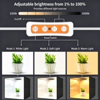 Portable 40CM Mini Photo Studio Light Box Shooting Tent LED Soft Light Cube Adjustable Color Temperature USB Power for