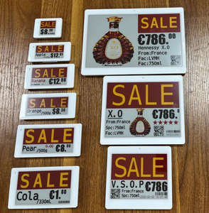 Étiquettes de prix numériques pour magasins de détail, nouvelle technologie, étiquettes électroniques intelligentes, système ESL, affichage E-Ink pour les magasins de proximité - Product Image 1