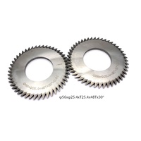 Mata Gergaji Pemotong PCB V-CUT Tungsten Carbide -48T 2.4mmx56mmx25.4mmx30 Sudut Tersedia di Stok