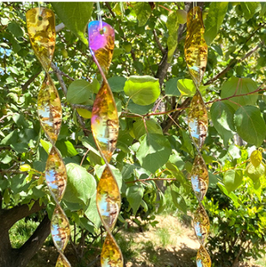 Pratik kuş güvercin sivri öcü yansıtıcı akrilik Spiral şekli kuş kovucu sopa ağacı asmak için kuşlar uzakta korkuyor - Product Image 4