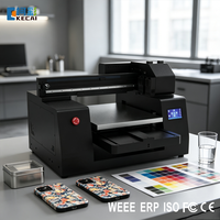Impresora UV Plana Automática KECAI Compatible con Tinta UV de 2 Cabezales XP600 4050, Nueva, para Impresión en PVC, Acrílico, Vidrio, Botellas y Tazas