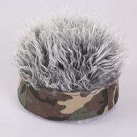 Perruque de cheveux courts pour hommes et femmes de bonne qualité, chapeaux réglables en coton synthétique, perruques tout-en-un pour hommes et femmes, chapeau de perruque élégant