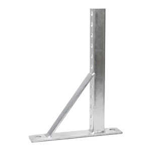 Supports cantilever galvanisés à chaud de 350 mm de longueur, norme ASTM Q235, plaque murale soudée, profil en U - Product Image 3