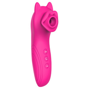 Vibrador Estimulador de Clítoris y Pezones para Mujeres, Diseño de Orejas de Perrito, Múltiples Frecuencias, Carga USB, Juguetes Sexuales para Mujeres - Product Image 1