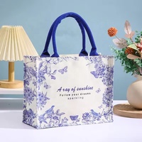 Vente en gros de sac fourre-tout en toile de coton de qualité supérieure pour les femmes sac fourre-tout en toile écologique sac fourre-tout de luxe en vente d'usine