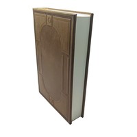 Carnet de notes personnalisé en cuir véritable vintage, relié cousu, avec dos en bambou gaufré, 80 feuilles vierges pour écriture et croquis