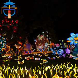 Linternas de Seda con Diseño de Insectos, Ideales para Crear Escenarios de Recorridos Nocturnos en Parques - Product Image 4