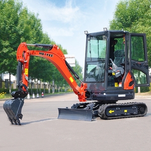 Mini-excavatrice Huayee 2 tonnes avec livraison gratuite, excavatrice sur chenilles hydraulique d'occasion pour ferme, conformité EPA, Chine, 1 tonne, 2,6 tonnes, petites excavatrices - Product Image 5