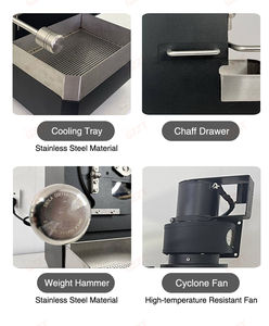 Máquina Tostadora <span class=keywords><strong>de</strong></span> Granos <span class=keywords><strong>de</strong></span> Café para Cafeterías, Tostadora <span class=keywords><strong>de</strong></span> Cacao <span class=keywords><strong>de</strong></span> 1 kg, Máquina Tostadora Industrial <span class=keywords><strong>de</strong></span> Espresso <span class=keywords><strong>de</strong></span> 1000 g - Product Image 2