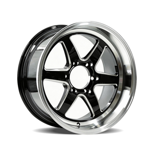 <span class=keywords><strong>ล้อ</strong></span>อัลลอยด์ <span class=keywords><strong>KSR</strong></span> Off-Road สีดำเงาขอบกลึงลาย 6 ก้าน ขนาด 16 17 18 19 20 21 22 23 24 นิ้ว สำหรับรถจี๊ปแรงเลอร์ ฯลฯ - Product Image 1