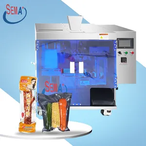 Machine d'emballage sous vide multifonctionnelle automatique pour thermoformage sous vide de saucisse de fruits et de fromage bâtonnets de viande