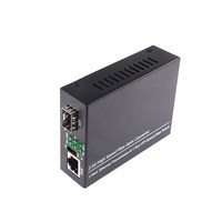 Convertidor de Medios Ópticos de Fibra Mini GXCOM ES2500-1G-1F 2.5G con 1 Puerto de Fibra, OEM/ODM de Fábrica, para Redes de Monitoreo de Seguridad
