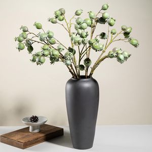Bouquet de baies artificielles Meng Jie 30cm-100cm en PVC, fruits décoratifs pour la décoration de la maison, arrangement floral - Product Image 1
