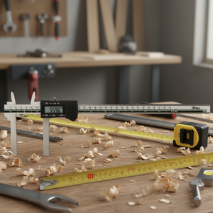 Calibrador digital Ttake con puntas intercambiables, herramienta de precisión de medición de 150 mm para trabajar con metal y madera - Product Image 3