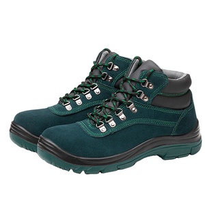 Botas de Seguridad Industriales con Puntera de Acero, Cuero Genuino, Corte Alto y Medio, Ligeras, para Obras de Construcción, Almacenes de Petróleo - Product Image 4