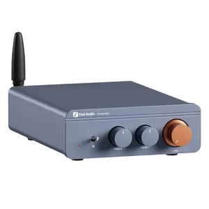 Fosi Audio BT20A Pro TPA3255 Amplifier Suara Biru 300W X2 Mini HiFi Stereo Kelas D Amp Bass Treble untuk Home Theater CB