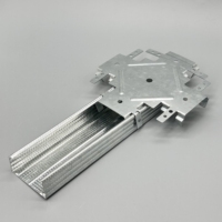 Profil de fixation pour plafond suspendu CD en acier galvanisé métallique, accessoires de fixation en U pour plafond