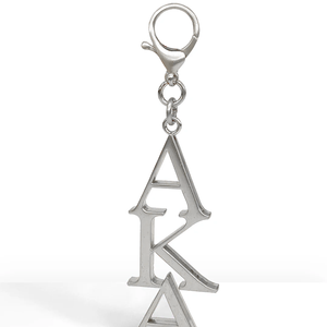 Llavero con Colgante para Bolso DST Delta Sigma, Letra del Alfabeto en Metal Dorado, Llavero de Acero Inoxidable 316L Theta - Product Image 5